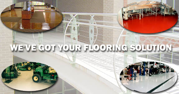 We've got your flooring solution We've got your epoxy flooring solution